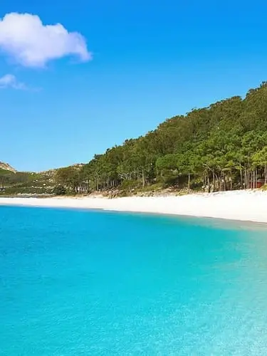 Praia de Rodas en las Islas Cíes