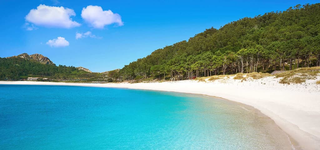 Playa de Rodas en las Islas Cíes