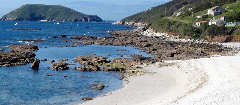 Playa de Canexol en Isla de Ons