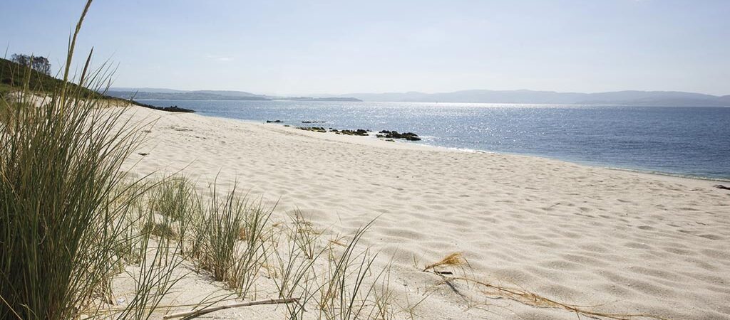 Playa de Pereiró en la Isla de Ons