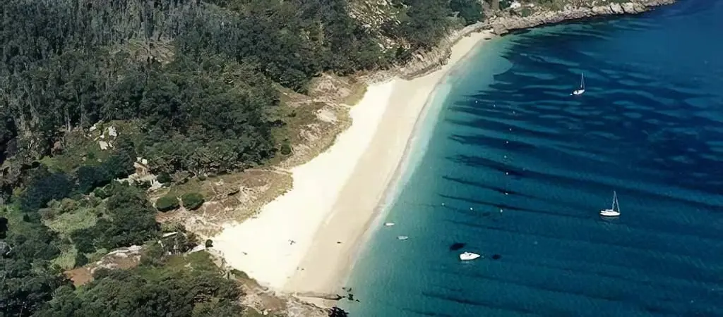 Playa de San Martiño en Islas Cíes