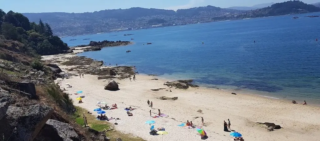 Playa de Borna en Moaña
