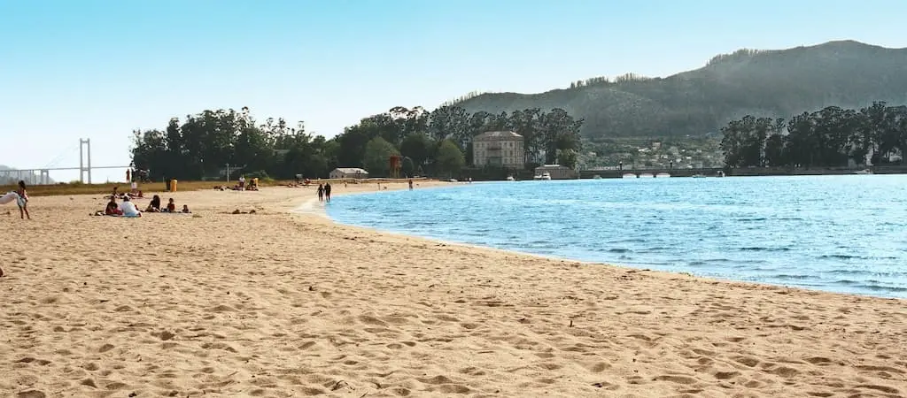 Playa de Cesantes en Redondela